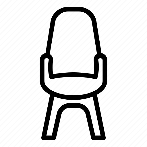 Chair, furniture and household, furniture, office chair, comfortable, comfort, interior design icon - Download on Iconfinder