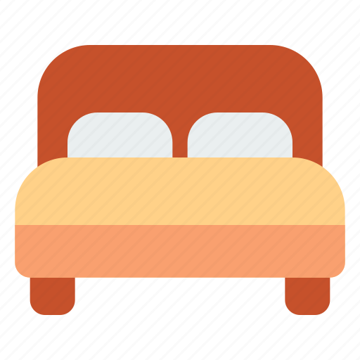Bed, double bed, bedroom, sleep icon - Download on Iconfinder