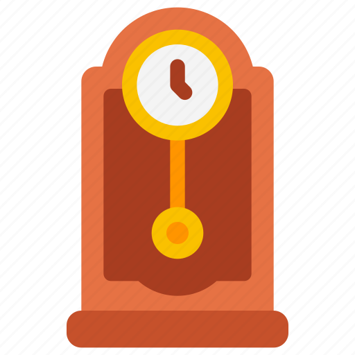 Grandfather clock, clock, vintage, decoration icon - Download on Iconfinder