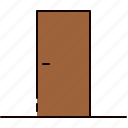 door, frame, furniture, wooden