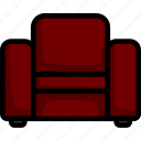 armchair, sofa, interior, furniture, home, lineart, couch 