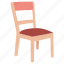 basic, chair, furniture, kids, school, seat, wooden 