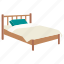 accommodation, bed, bedroom, cabin, furniture, platform, single 