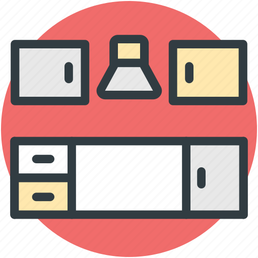 Kitchen cabinet, kitchen extractor, kitchen furniture, kitchen storage, kitchen unit icon - Download on Iconfinder