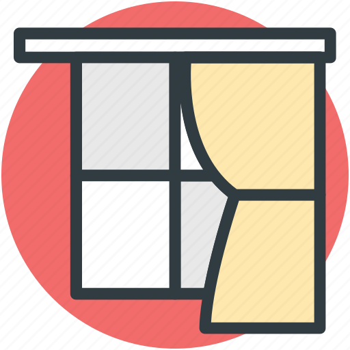 Curtain, furniture, home window, living room window, window icon - Download on Iconfinder
