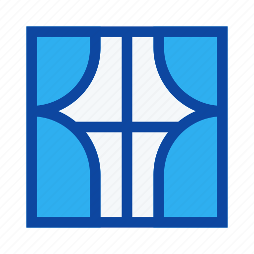 Curtain, decor, estate, furnishing, furniture, real, window icon - Download on Iconfinder