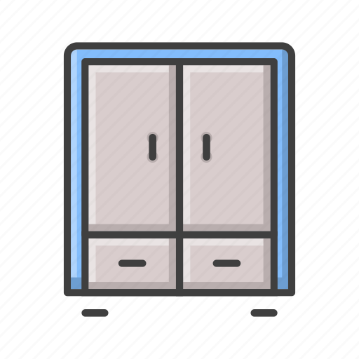 Cupboard, cabinet, wardrobe, furniture, interior icon - Download on Iconfinder