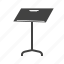 display, holder, information, sign, stand, table, tent 