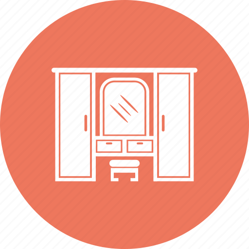 Dresser, dressing table, furniture, makeup table icon - Download on Iconfinder