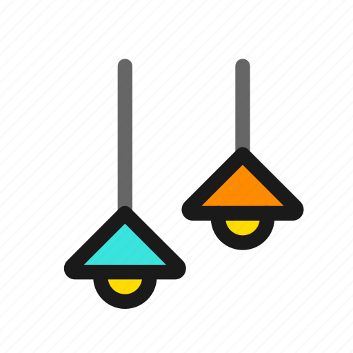 Hanging, pendant, lamp, lighting, ceiling, light, furniture icon - Download on Iconfinder