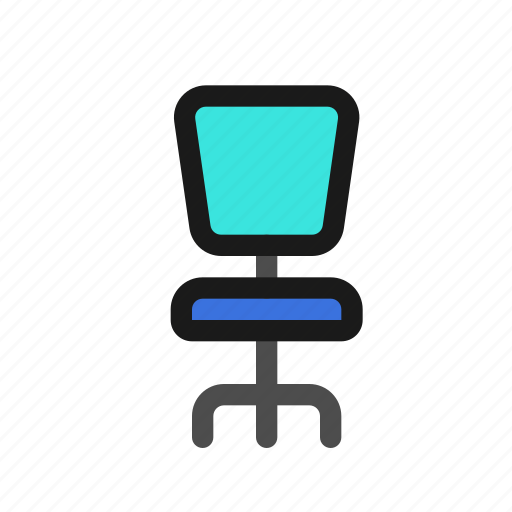 Office, chair, seat, desk, swivel, furniture, work icon - Download on Iconfinder