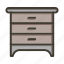 drawer, documents, cabinet, furniture, storage 