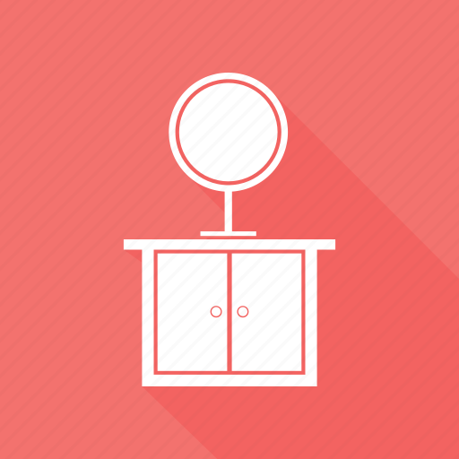Beauty salon mirror, beauty table, mirror icon - Download on Iconfinder