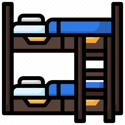 Bunk, bed, double, beds, sleep icon - Download on Iconfinder
