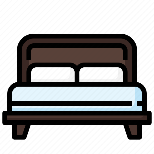 Double, bed, bedroom, sleep, rest icon - Download on Iconfinder