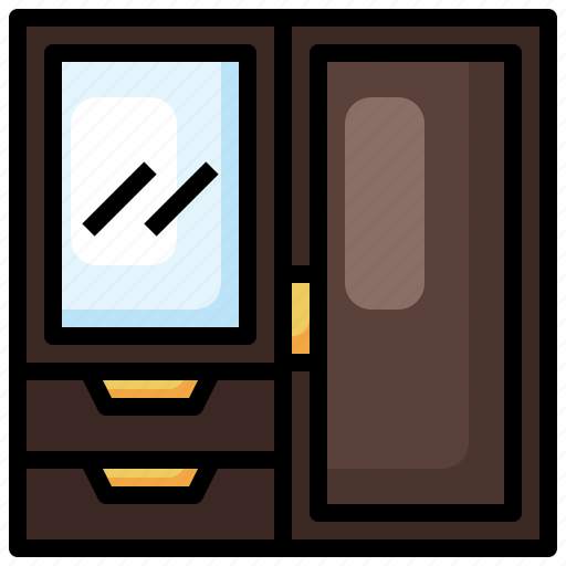Wardrobe, household, home, furniture, closet, cabinet icon - Download on Iconfinder