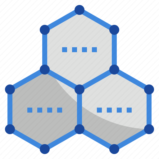 Graphene, technology, carbon, honeycomb, vertex icon - Download on Iconfinder