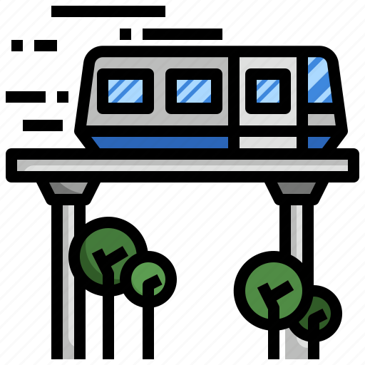 High, speed, transportation, train, tram, travel icon - Download on Iconfinder
