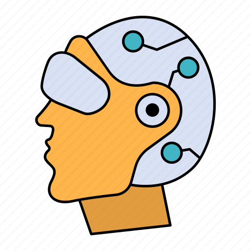 Artificial, brain, intelligence, mind, modification, robotic, tech icon - Download on Iconfinder