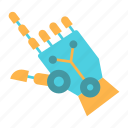 click, finger, hand, interaction, mechanical, robotic, tap, robotic hand, touch