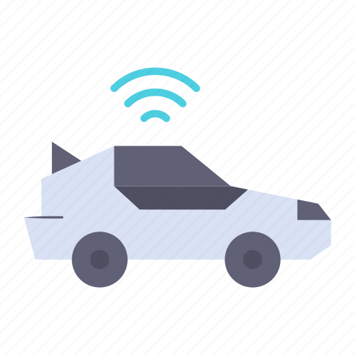 Automated, automotive, autonomous, car, self driving, vehicle, wireless icon - Download on Iconfinder