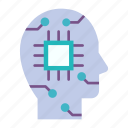 brain, chipset, future, head, human, mind, tech