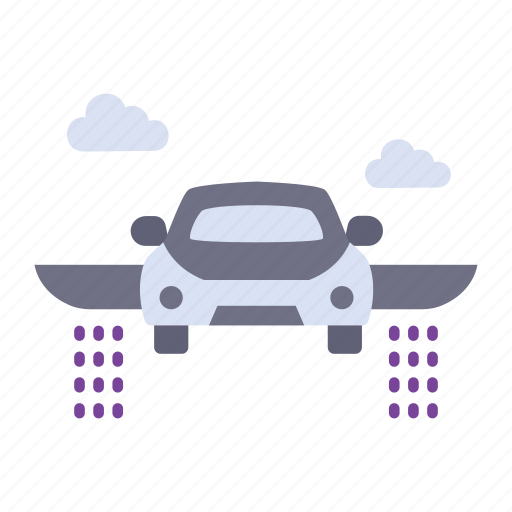 Air vehicle, aircraft, autonomous, car, flying car, future tech, hovercars icon - Download on Iconfinder