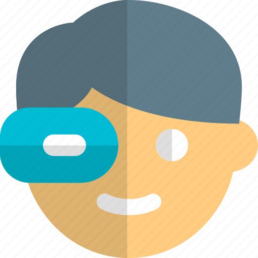 Goggles, one, eye, future, technology icon - Download on Iconfinder
