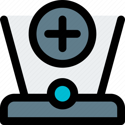 Add, hologram icon - Download on Iconfinder on Iconfinder