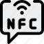 chat, nfc, message 