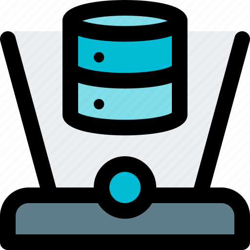 Database, hologram icon - Download on Iconfinder