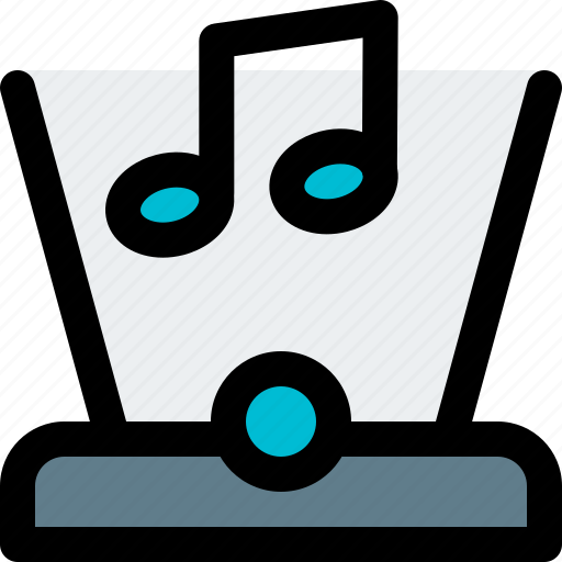 Music, hologram icon - Download on Iconfinder on Iconfinder