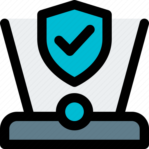 Shield, check, hologram icon - Download on Iconfinder