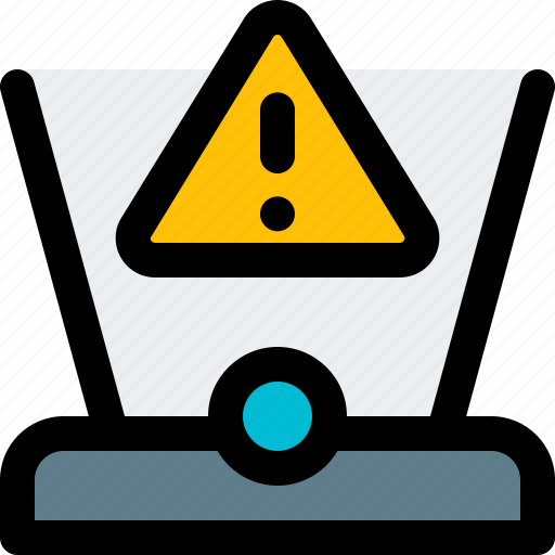 Warning, hologram icon - Download on Iconfinder