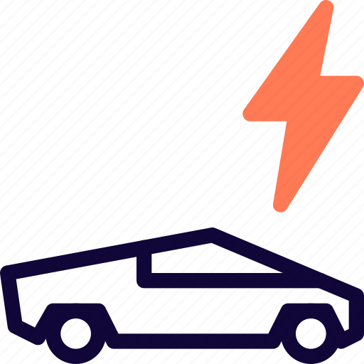Cybertruck, power, electricity, charge icon - Download on Iconfinder