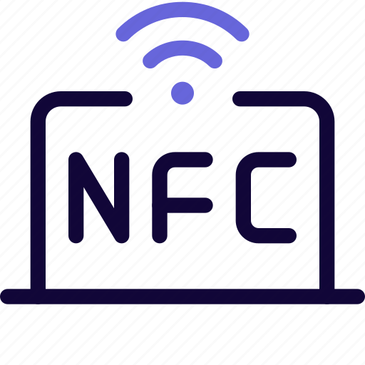 Laptop, nfc, wifi, connection icon - Download on Iconfinder