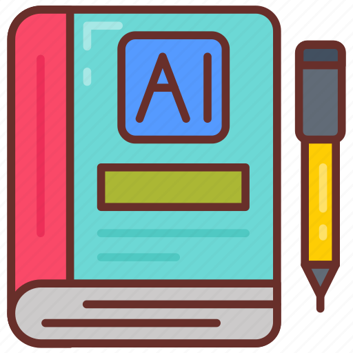 Ai, assisted, education, guide, book, artificial, intelligence icon - Download on Iconfinder