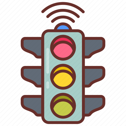 Smart, traffic, light, iot, lights, signals icon - Download on Iconfinder
