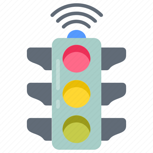 Smart, traffic, light, iot, lights, signals icon - Download on Iconfinder