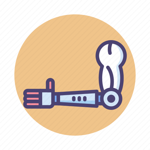 Cyberarm, prosthetic, prosthetic arm, prosthetics, robot arm, robotic arm icon - Download on Iconfinder