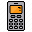 call, communication, mobile, phone, retro