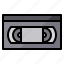 multimedia, retro, tape, video 