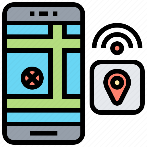 Bluetooth, location, lost, smartphone, tracking icon - Download on Iconfinder
