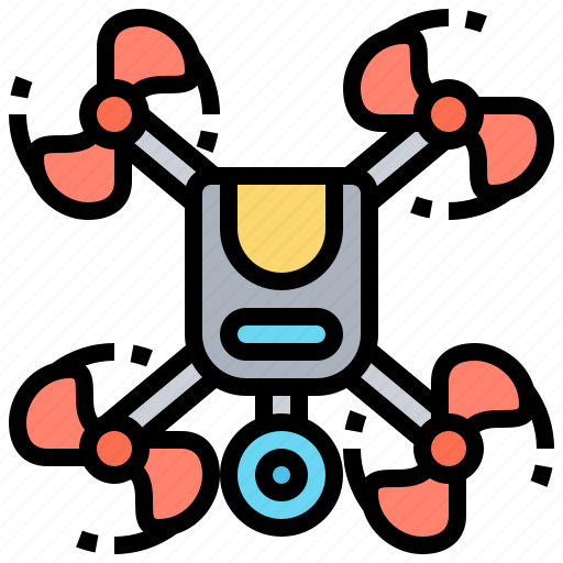 Aerial, camera, drone, innovation, quadrocopter icon - Download on Iconfinder