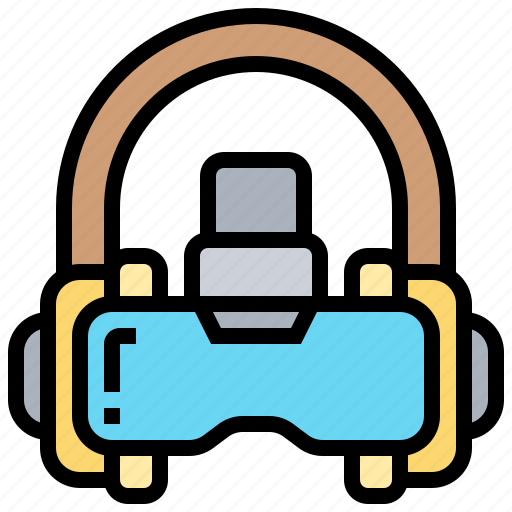 Gamer, goggle, headset, virtual, vr icon - Download on Iconfinder