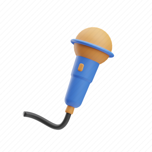 Equipment, technology, digital, gadget, cable, microphone, device 3D illustration - Download on Iconfinder