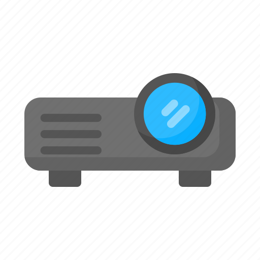 Projector, presentation, video, media player, present icon - Download on Iconfinder