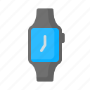 smartwatch, watch, device, clock, time