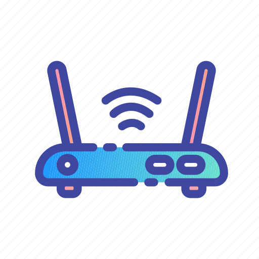 Broadband, internet, modem, network, router, wifi, wireless icon - Download on Iconfinder