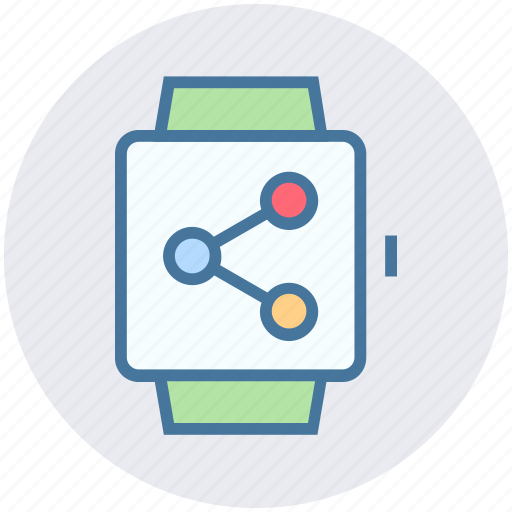 Connection, gadget, network, smart watch, watch icon - Download on Iconfinder
